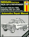 Haynes Nissan Pickup, 1980-96 and Pathfinder, 1987-95